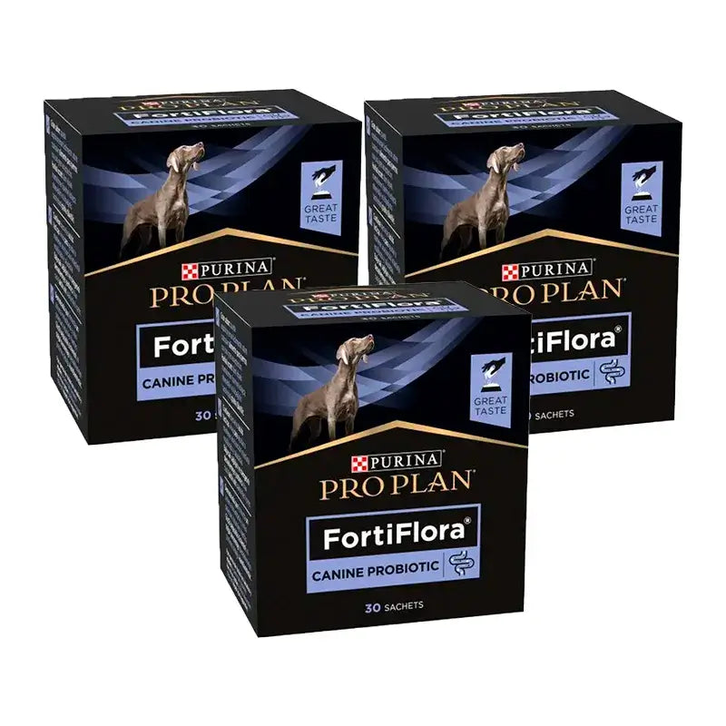 Purina Pro Plan Fortiflora Probiotic for Dogs, Pack 3 x 30x1g