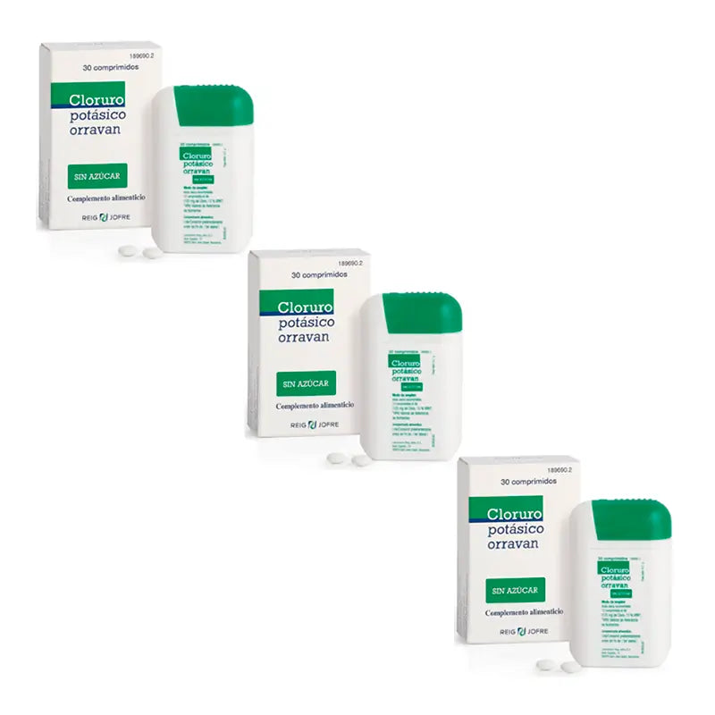 Reig Jofre Triplo Potassium Chloride 3 x 30 tablets Dry Mouth
