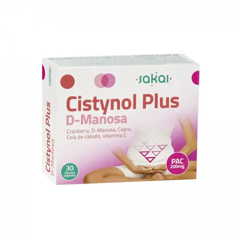 Sakai Cistynol Plus D-Mannose 30 Cap, 30 Capsules