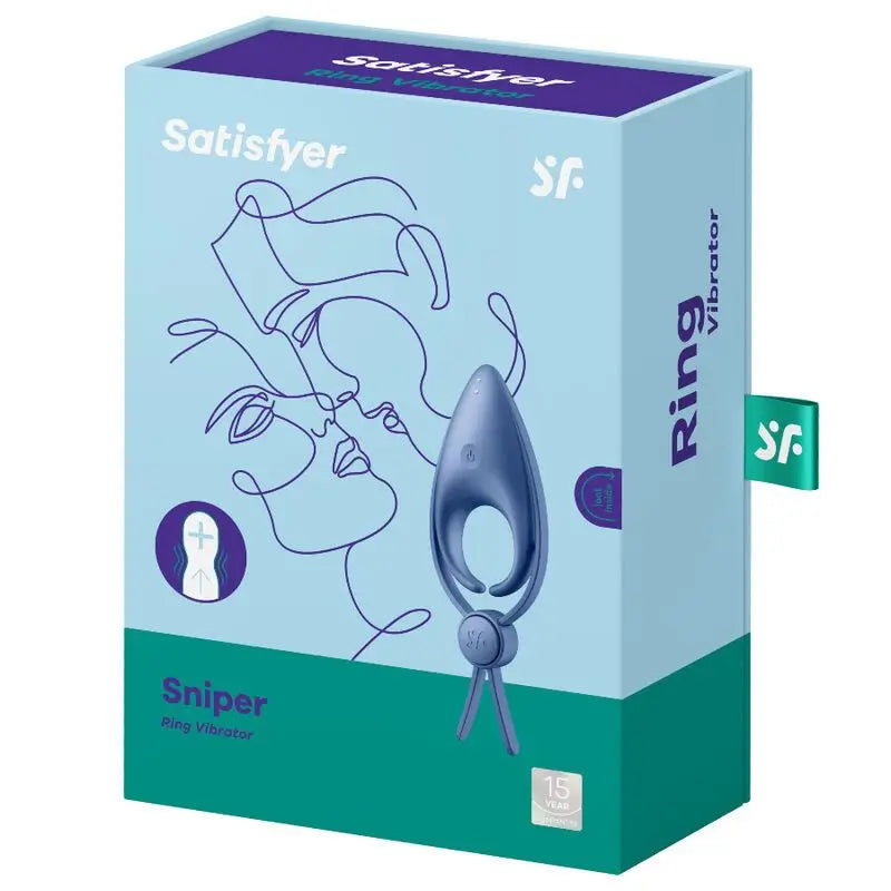 Satisfyer Ring Sniper Vibrating Ring Blue