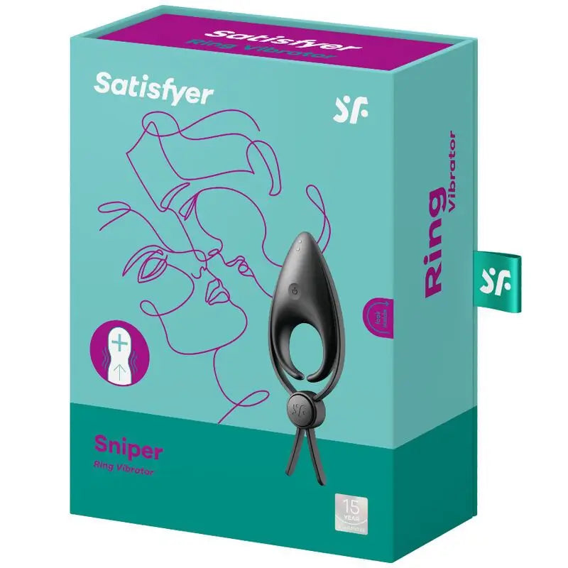 Satisfyer Ring Sniper Vibrating Ring Black
