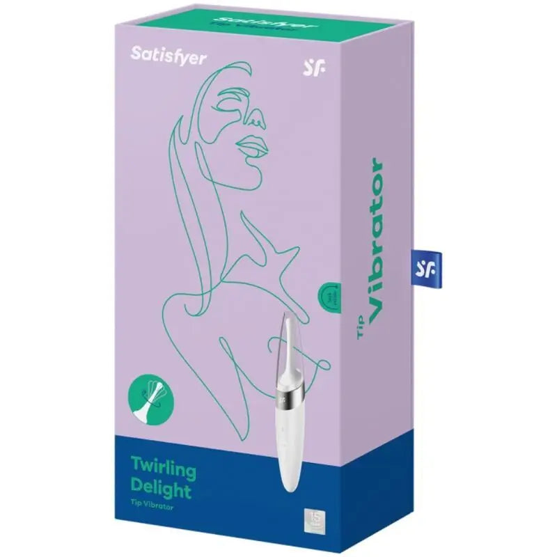 Satisfyer Ring Twirling Delight Clitoral Stimulator - White