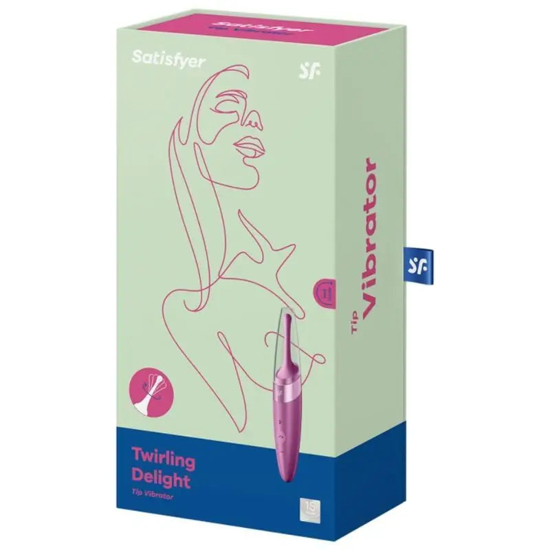Satisfyer Ring Twirling Delight Clitoral Stimulator - Purple