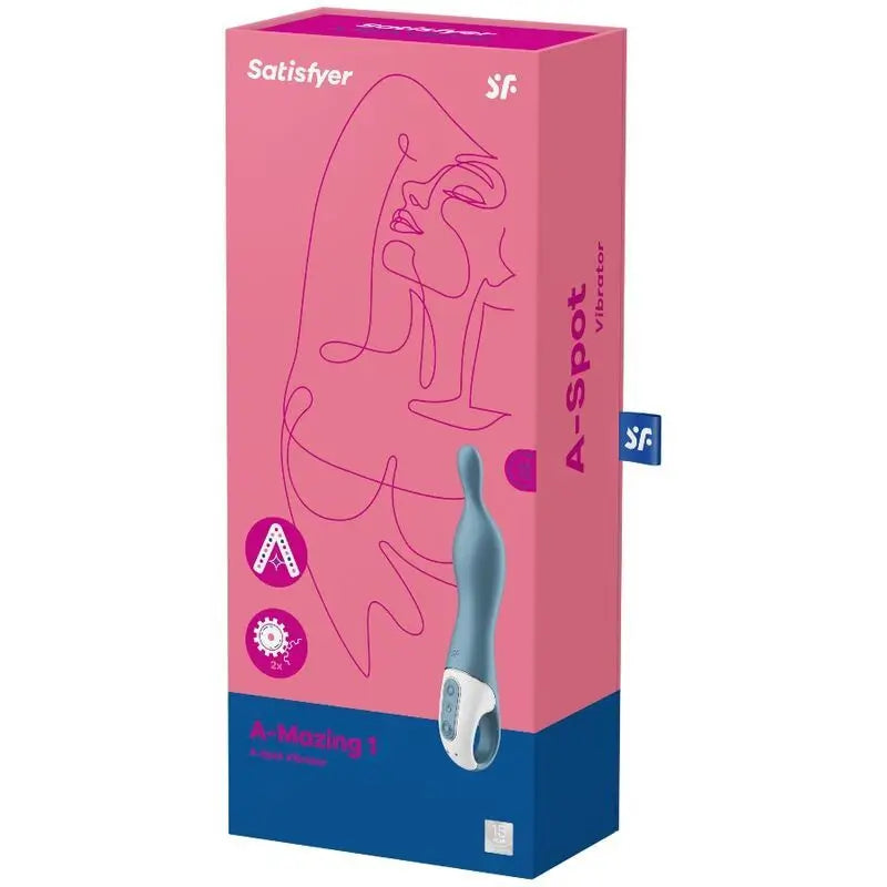Satisfyer Vibrator A-Mazing 1 A-Spot Vibrator - Blue