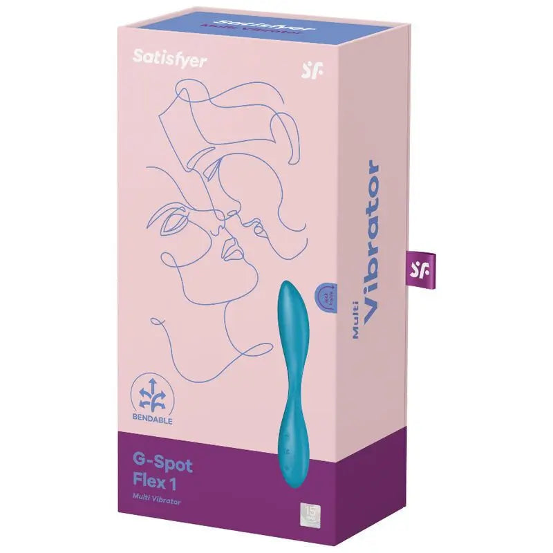 Satisfyer Vibrator G-Spot Flex 1 Multi Vibrator - Blue