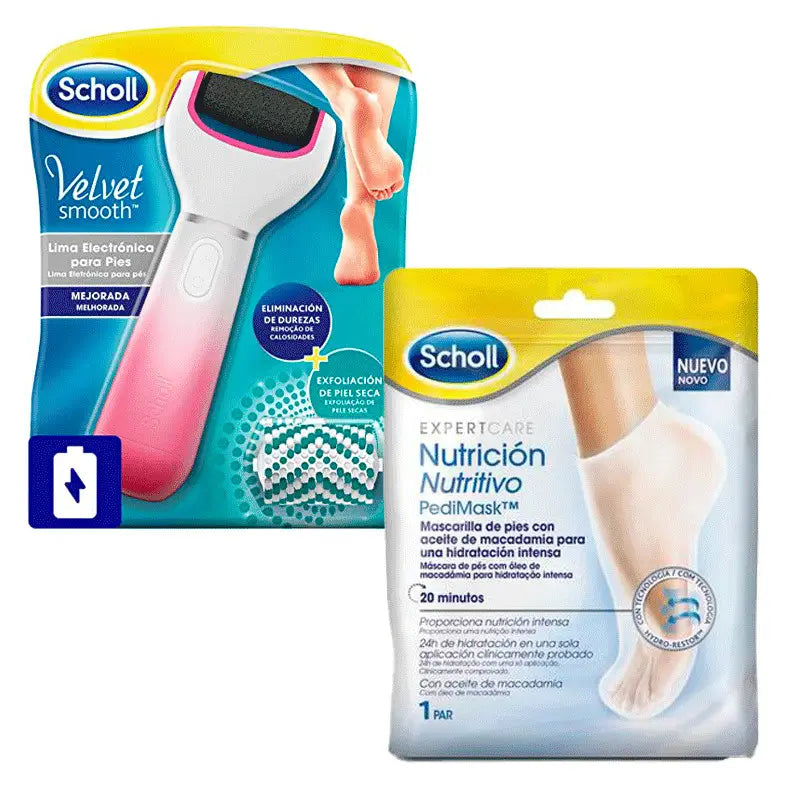 Scholl Electric File + Extra Dry Skin Cream