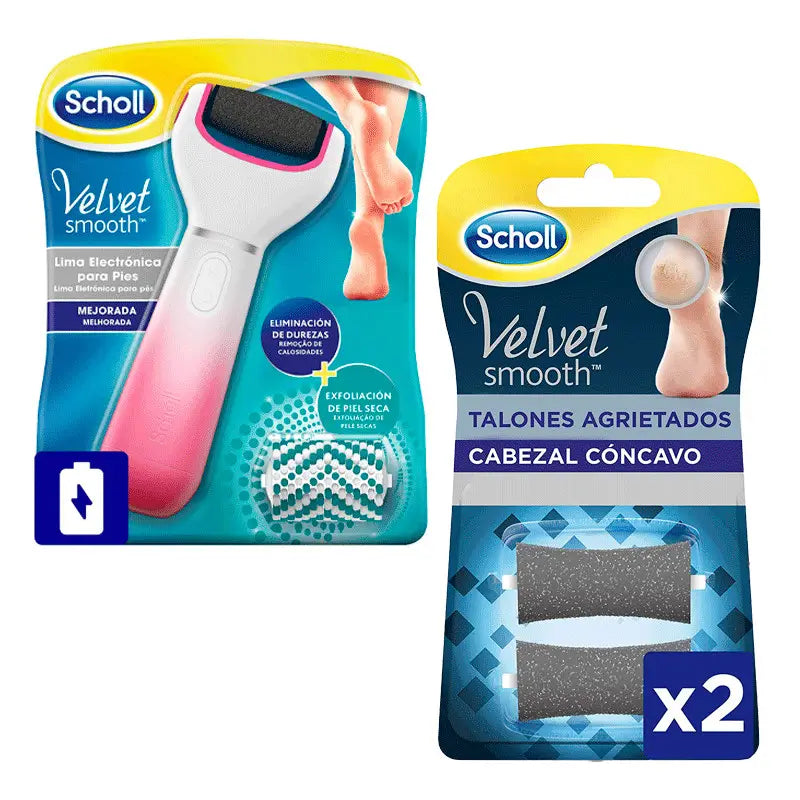 Scholl Electric File + Cracked Heel Refill