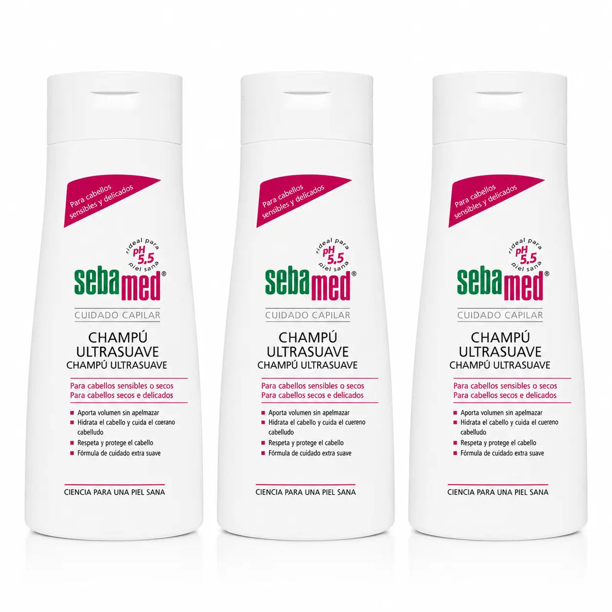 Sebamed Ultra Gentle Shampoo 400 Ml, pack 3