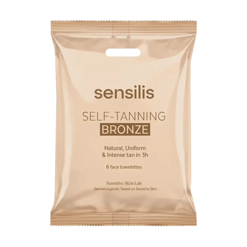 Sensilis Sun Self Tanning Wipes - Dark , 6 units
