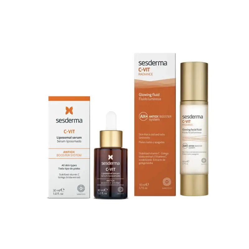 Sesderma Pack C-Vit Liposomal Facial Serum 30 ml + Radiance Luminous Fluid 50 ml