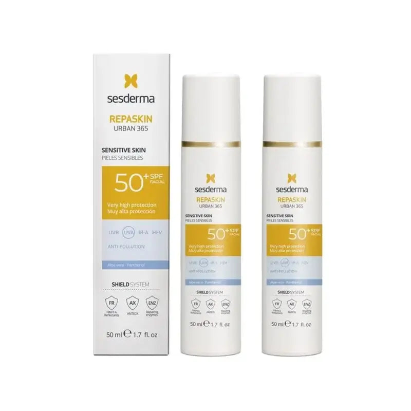 Sesderma Repaskin Urban 365 Sensitive Skin, 2X50 Ml
