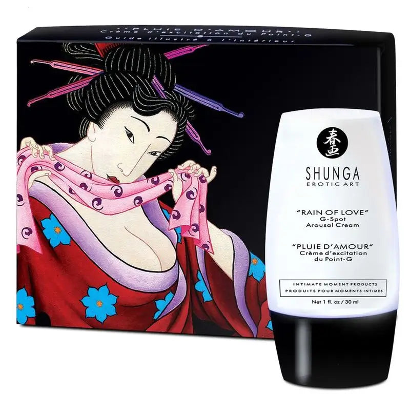 Shunga Rain Of Love G-Spot Stimulating Cream.