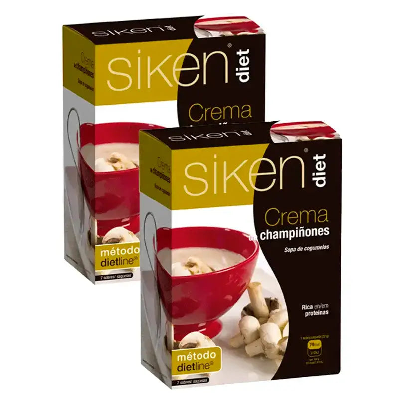 Siken Diet Mushroom Cream, Pack 2 x 7 sachets