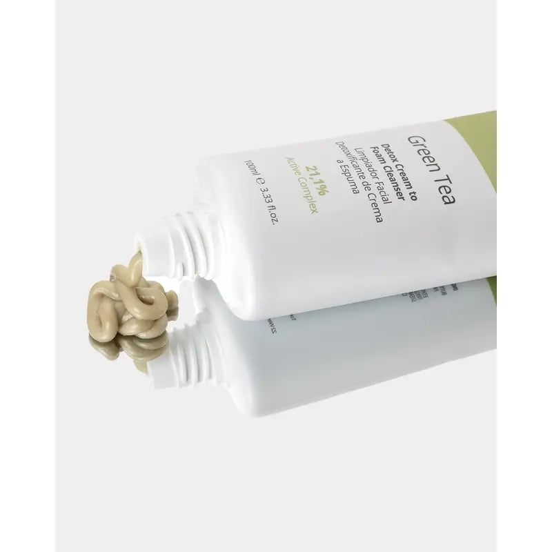 Skin Generics Green Tea Cream To Foam Cleanser 20.1%.