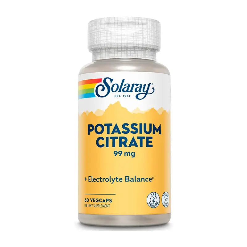 Solaray Potassium Citrate 99 Mg. 60 capsules