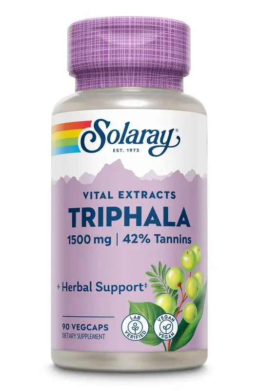 Solaray Triphala 500 Mg, 90 Capsules