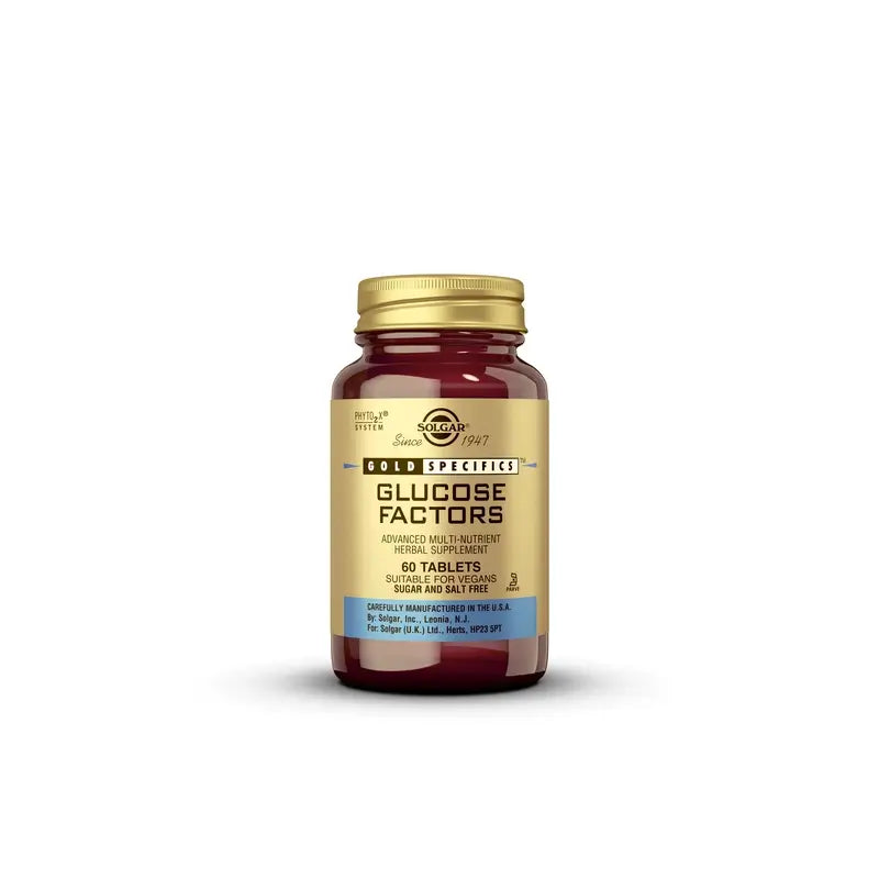 Solgar GS Glucose Factor, 60 Tablets