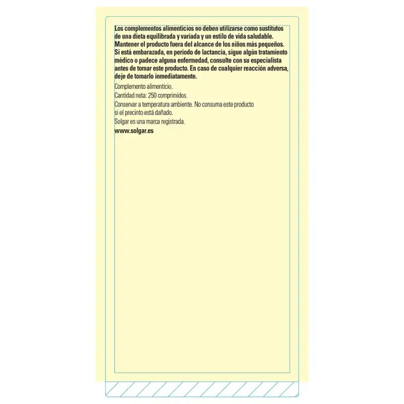 Solgar Magnesium with Vitamin B6, 250 Tablets