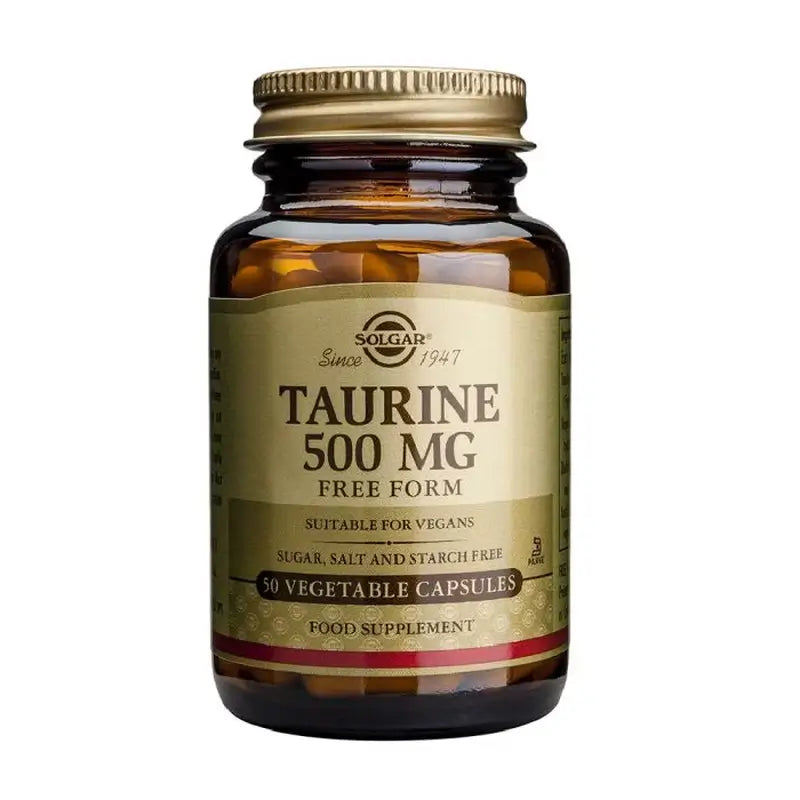 Solgar Taurine 500 mg, 50 capsules