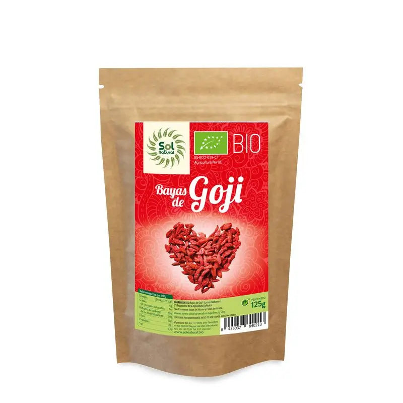 Solnatural Goji Berries Bio , 125 gr