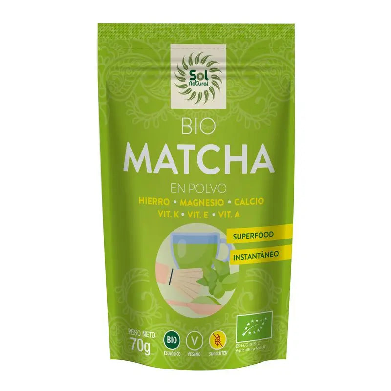 Solnatural Matcha Powder Bio , 70 gr