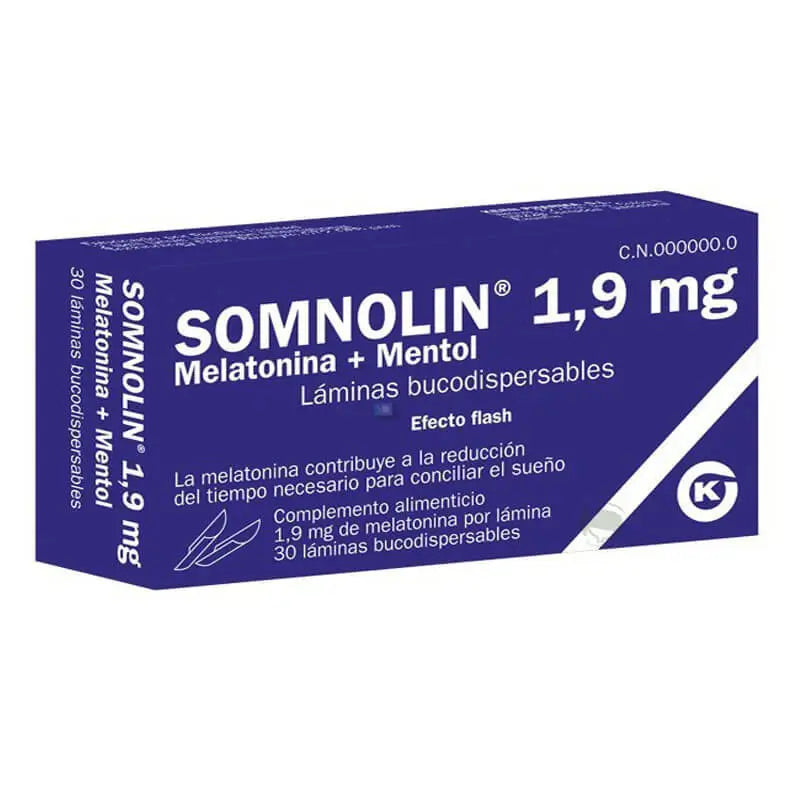 Somnolin Melatonin + Peppermint 1.9 mg, 30 Tabs