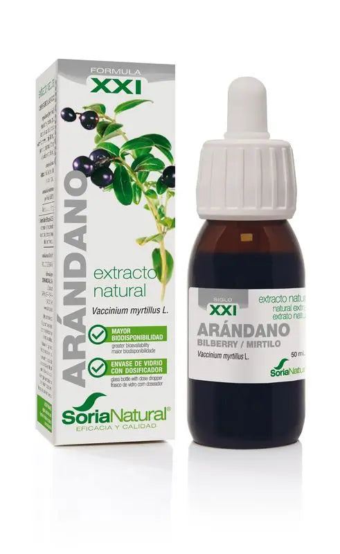 Soria Natural Blueberry Extract S Xxi, 50 Ml