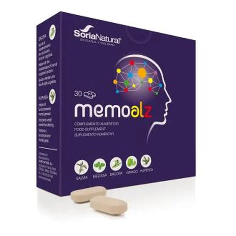 Soria Natural Memoalz 30 Tablets