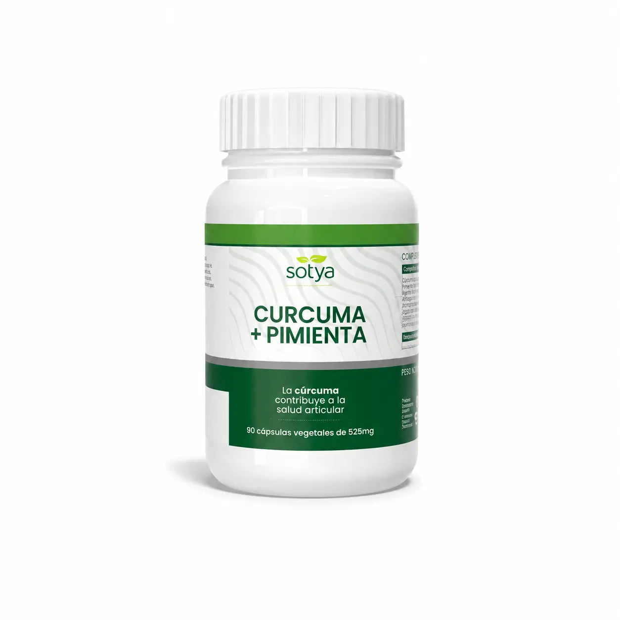 Sotya Turmeric + Black Pepper 550 mg, 60 vegetarian capsules