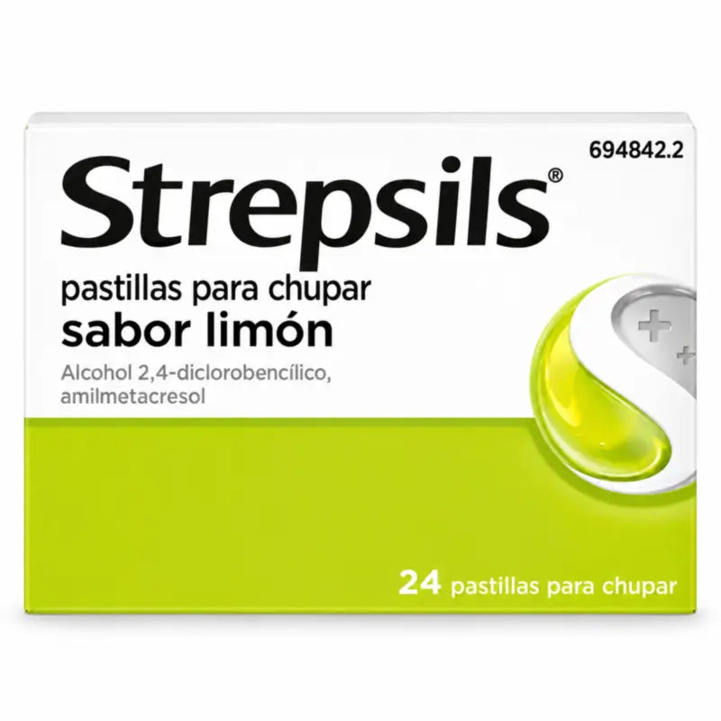 Strepsils Sugar Free Lemon, 24 Lozenges
