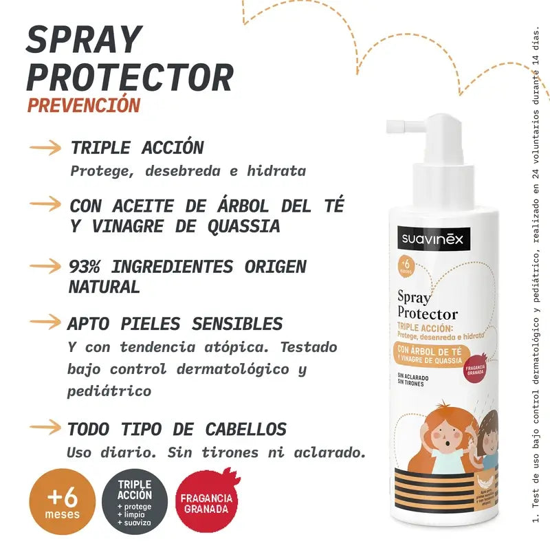 Suavinex Anti-lice Protective Spray, 250 Ml