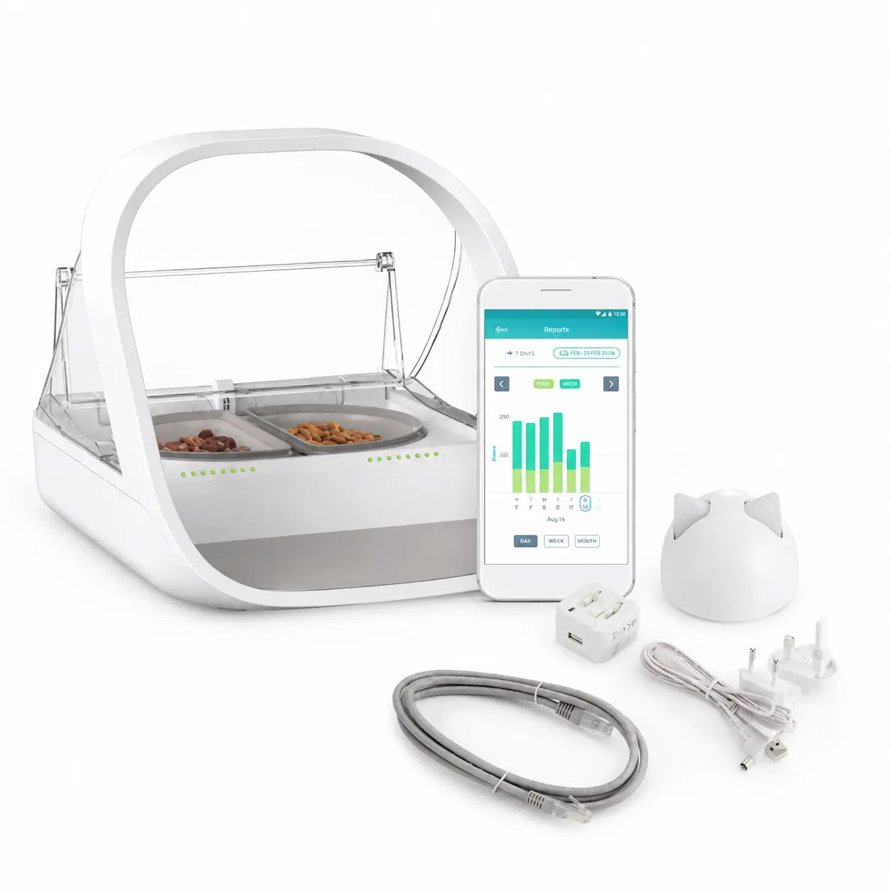 Sure Petcare Surefeed Pack Connect Automatic Feeder with Microchip + Connect Hub