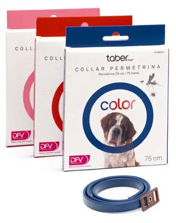 Taberdog Permethrin Collar 75 cm Blue