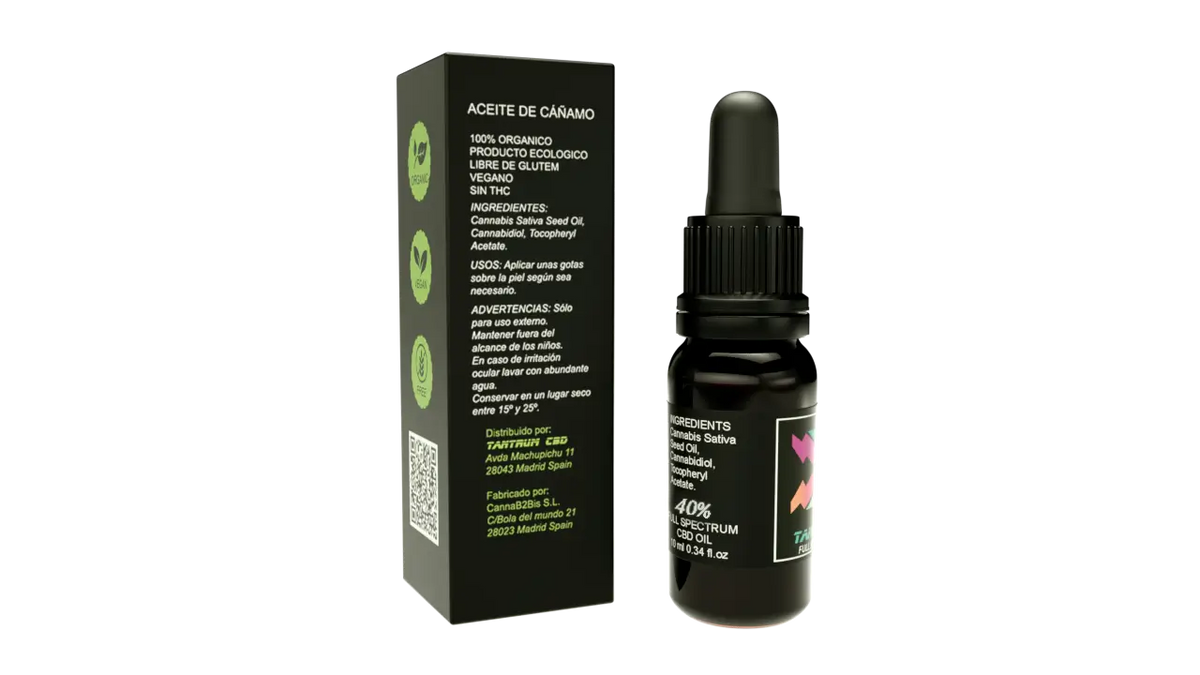 Tantrum Full Spectrum CBD Oil 40% Mct , 10 ml