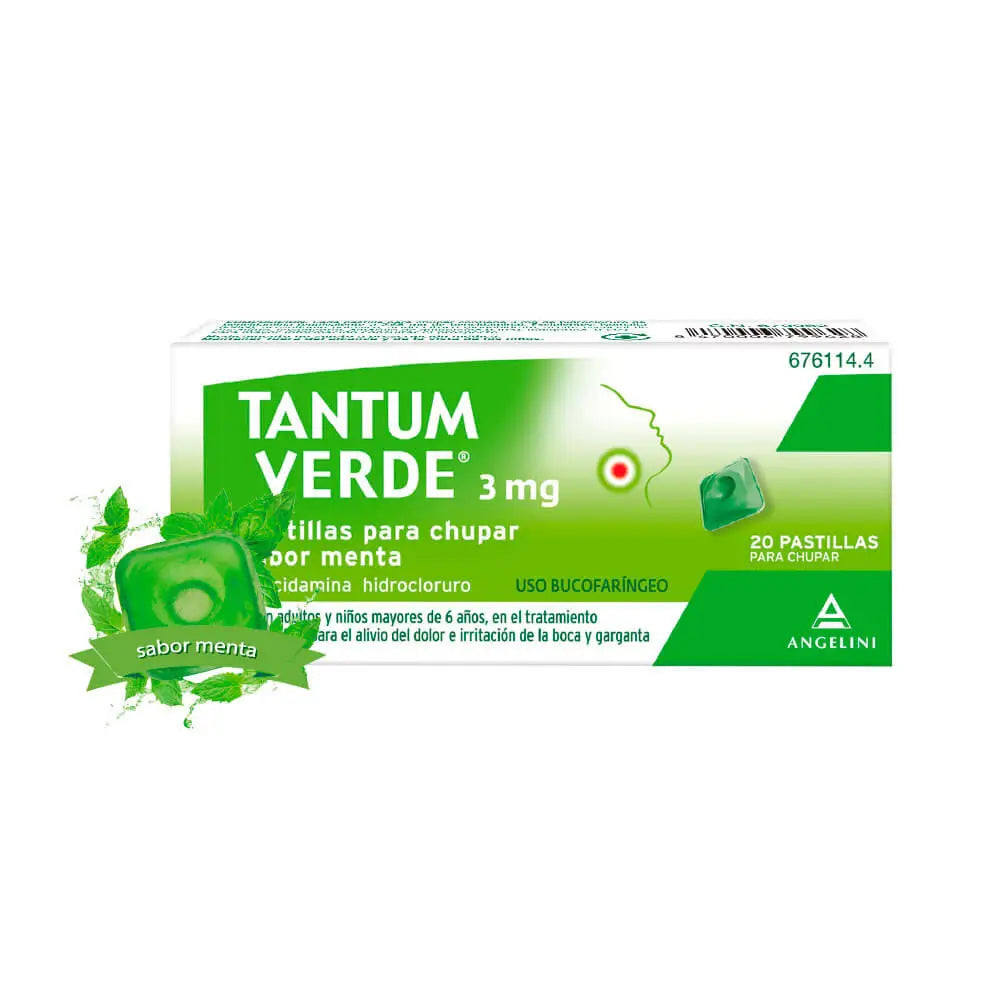 Tantum Verde Peppermint 20 lozenges