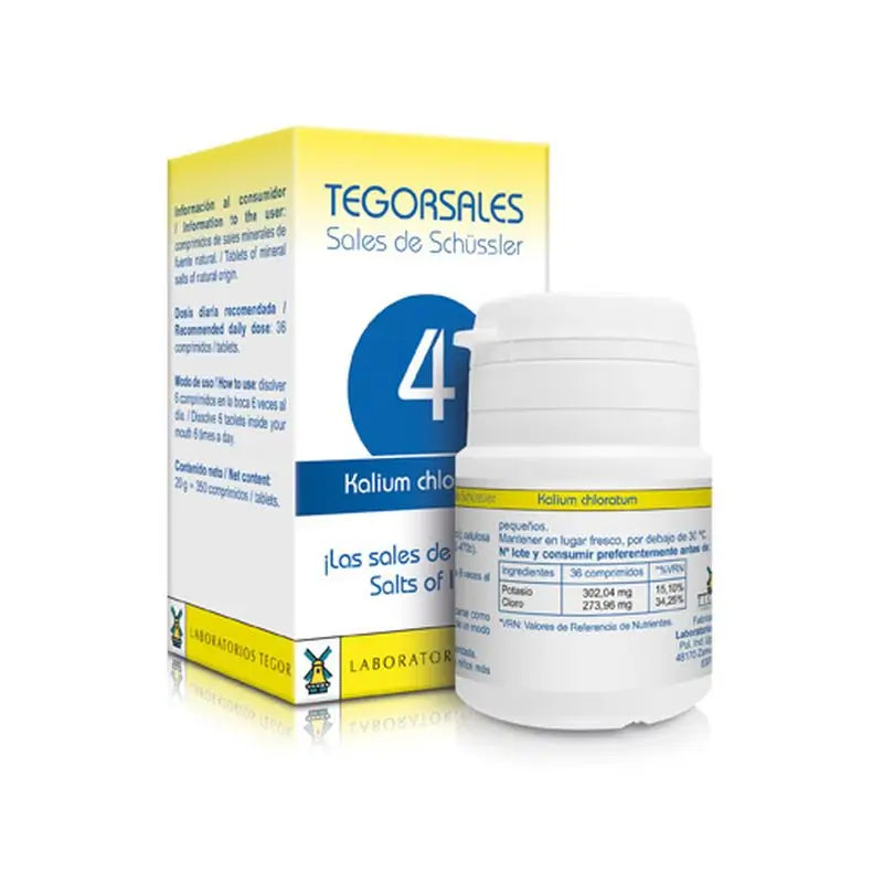 Tegor Tegorsales 4 Potassium Chloride, 350 Tablets
