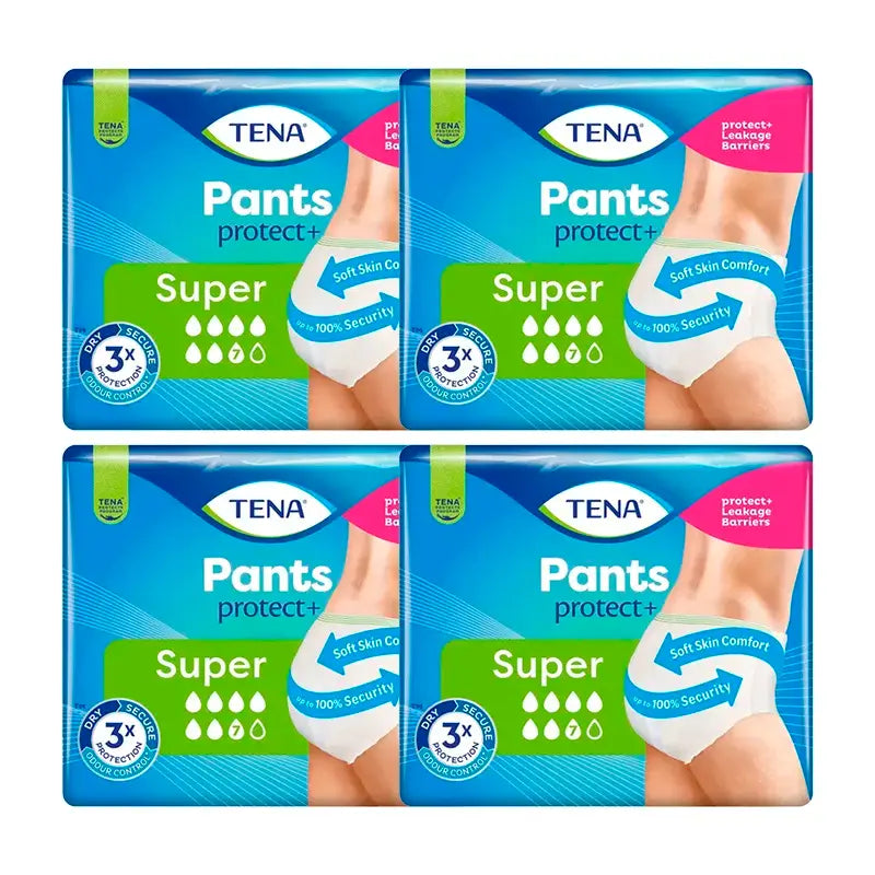 TENA Pack Pants Super Size M, 4 X 12 Pcs.