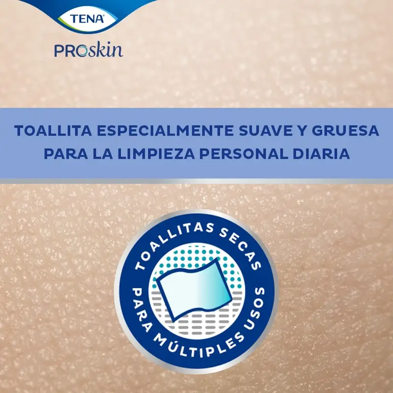 Tena Proskin Dry Towelette, 135 pieces