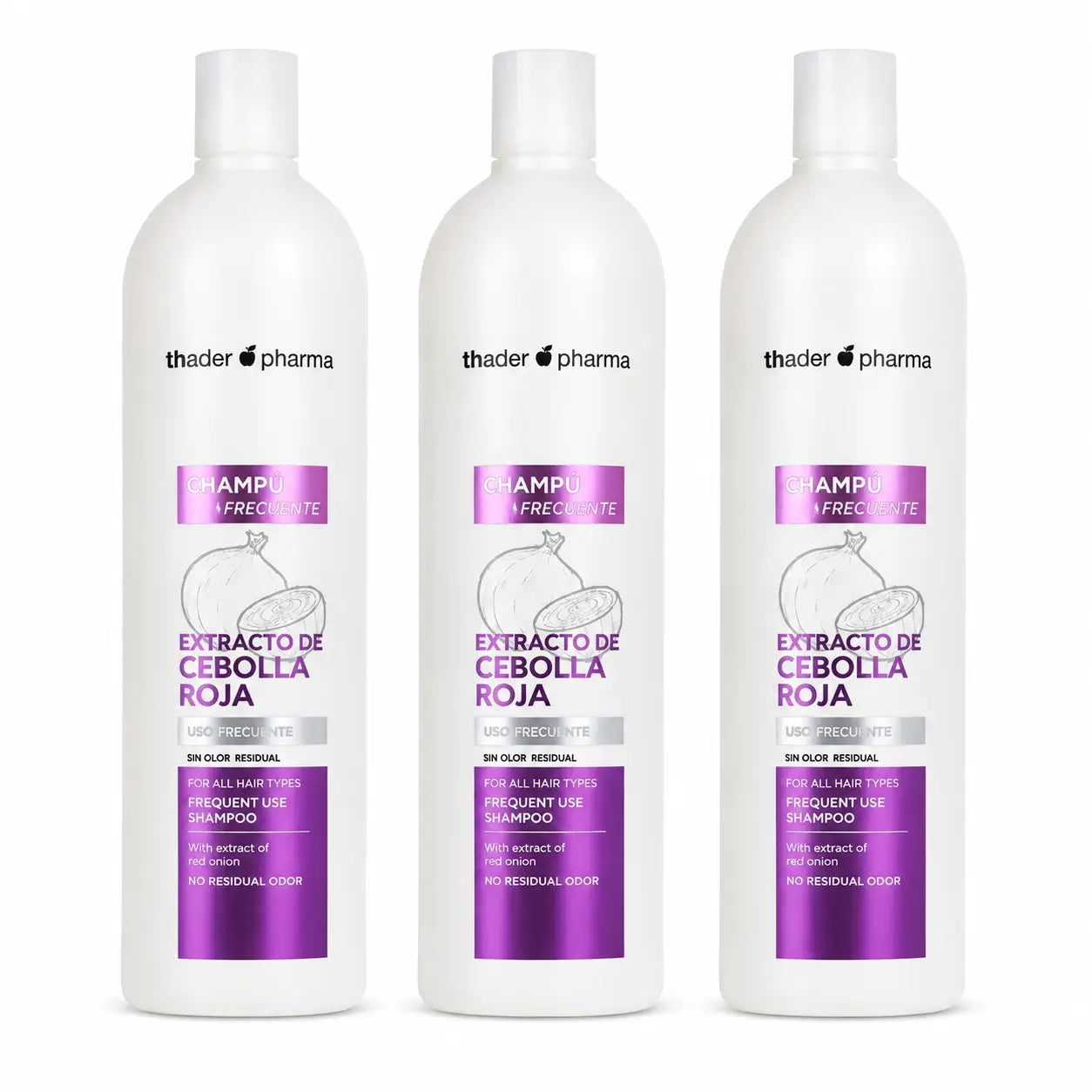 Th Pharma Onion Shampoo 1000ml, pack of 3