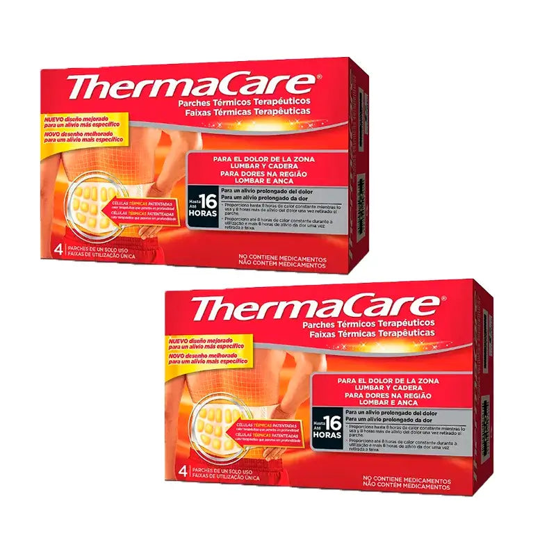 Thermacare Lumbar Hip, Pack 2 x 4 units