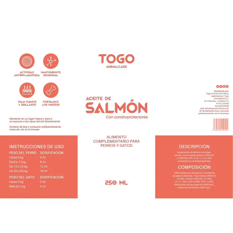 Togo Salmon Oil, 250 ml