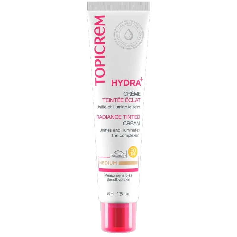 Topicrem Hydra + Illuminating Cream Medium Colour, 40 ml