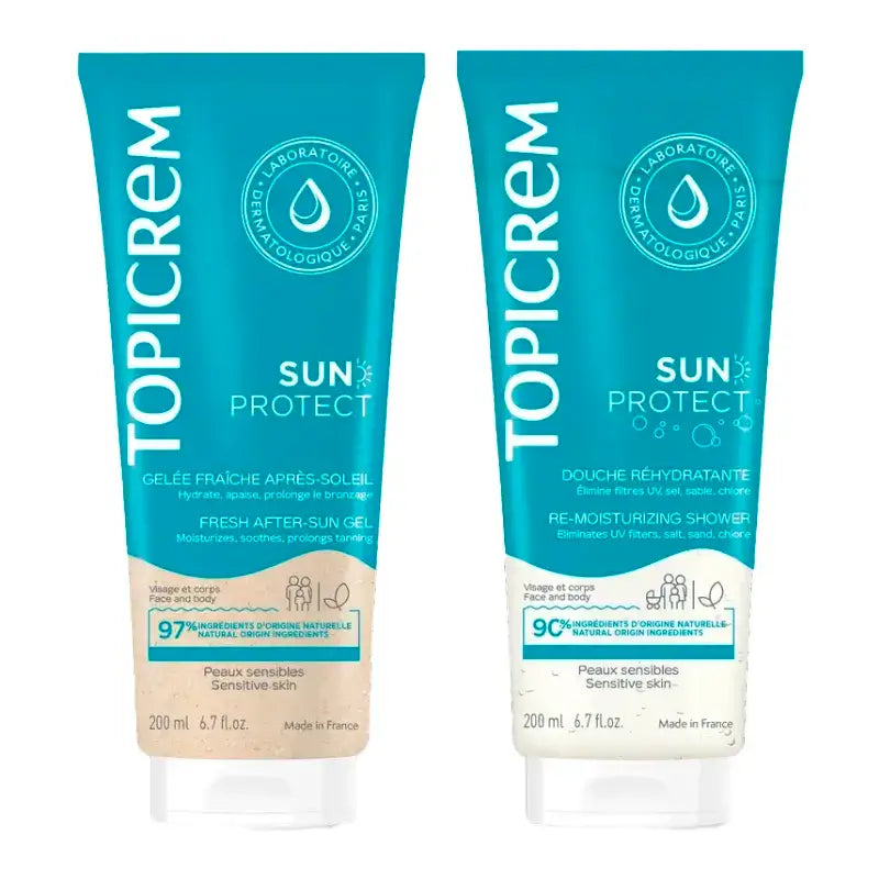 Topicrem Sun Protect Shower Gel + Aftersun Pack 200 ml