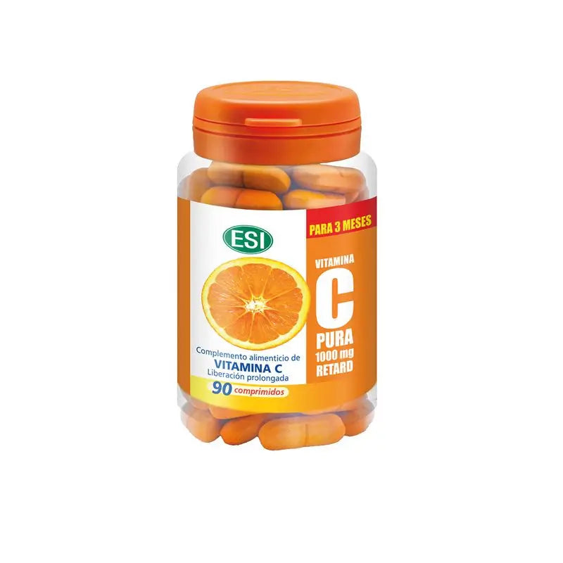 Trepatdiet Pure Vitamin C 1000 Mg Retard , 90 tablets