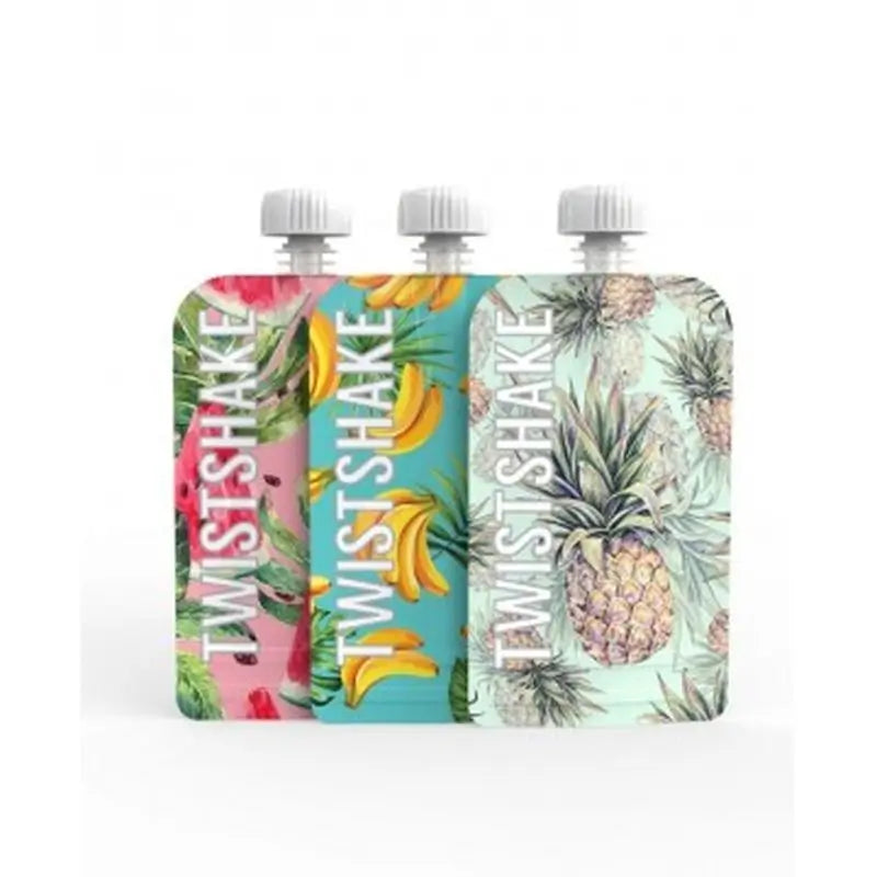Twistshake Squeeze Pouches , 3 x 200 ml