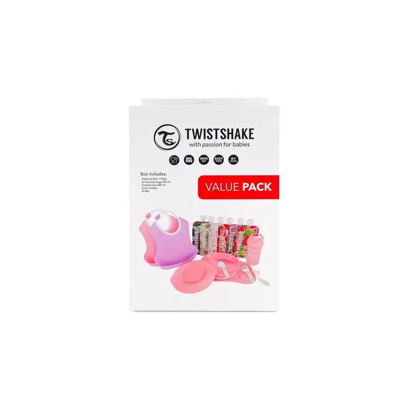 Twistshake Bibs Pack Pink