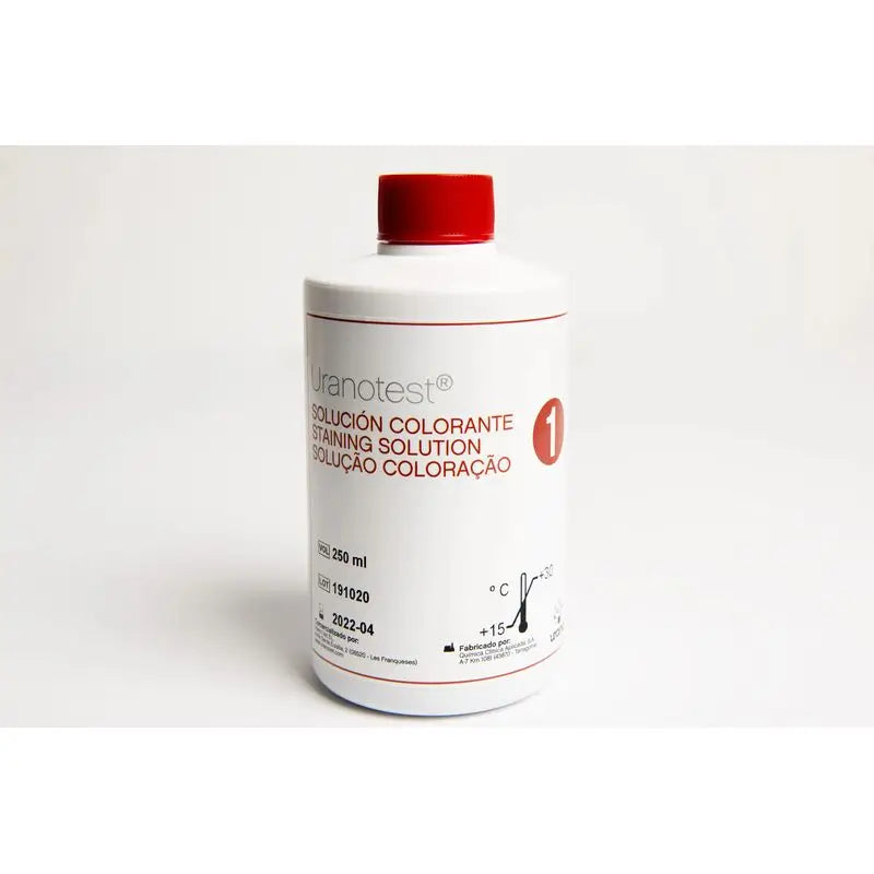 Uranotest Stain Dye Solution 1 Red 250Ml