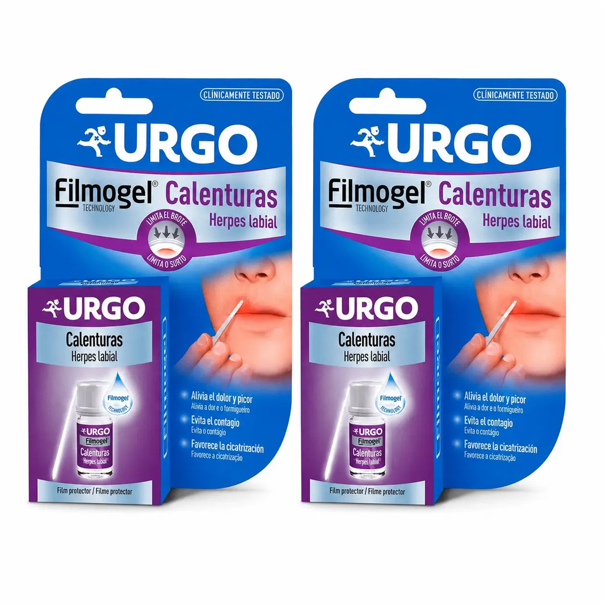 Urgo Cold Sore Filmogel 3 ml, pack of 2