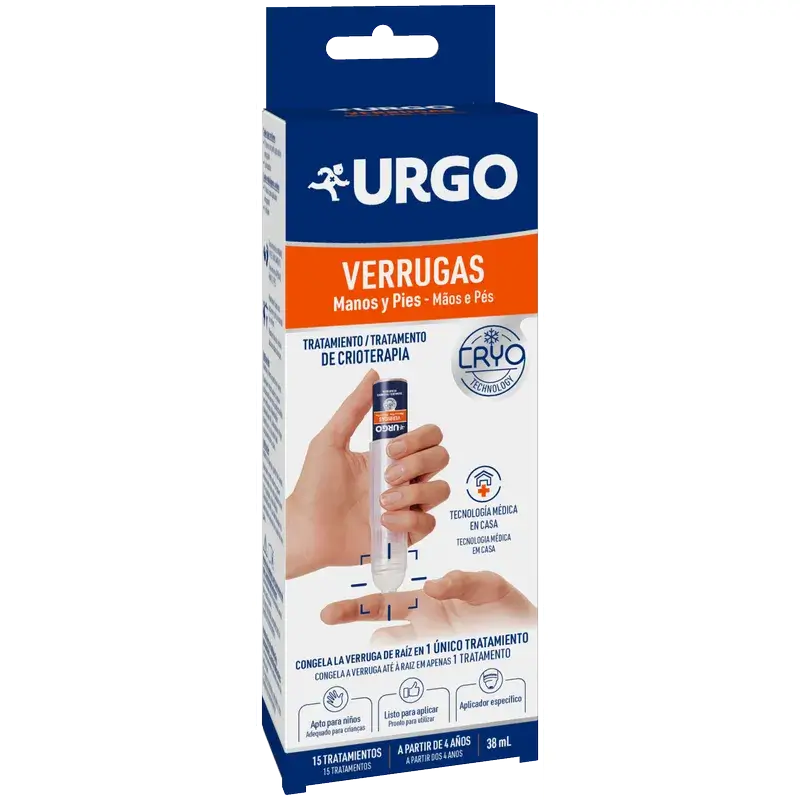 Urgo - Warts Cryotherapy - 38 ml bottle, 15 treatments
