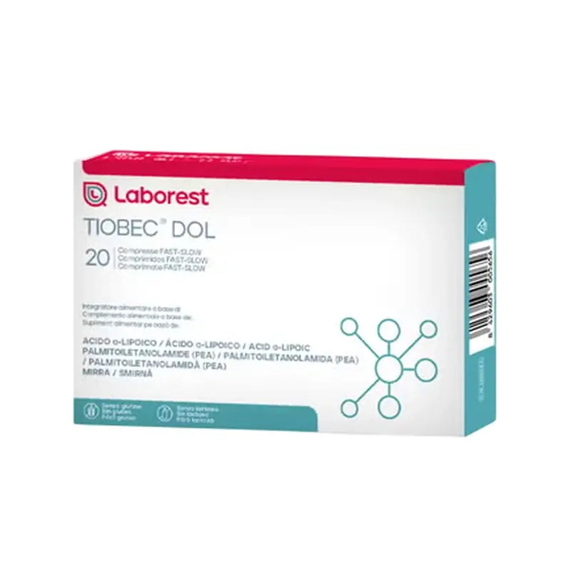 Tiobec Dol Food Supplement 20 tablets Fast-Slow